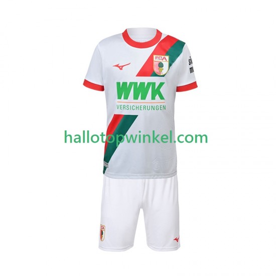 Voetbalshirt FC Augsburg Kleuters/Kids Thuis Tenue 2025-2026 Korte Mouw