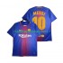 FC Barcelona Voetbalshirt Lionel Messi 10 2017-2018 Retro Heren Thuis Tenue Korte Mouw