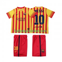 FC Barcelona Voetbalshirt Lionel Messi 10 2013 2014 Retro Kleuters/Kids Uit Tenue Korte Mouw