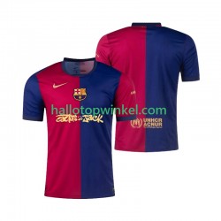 FC Barcelona Voetbalshirt TRAVIS SCOTT Heren Thuis Tenue 2024-2025 Korte Mouw
