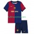 FC Barcelona Voetbalshirt TRAVIS SCOTT Kleuters/Kids Thuis Tenue 2024-2025 Korte Mouw