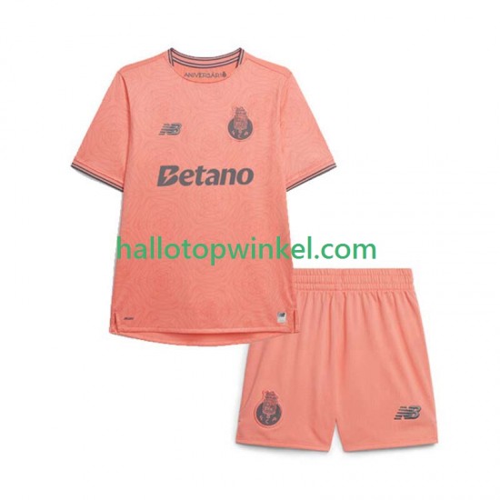 FC Porto Voetbalshirt Kleuters/Kids Uit Tenue 2025-2026 Korte Mouw