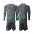 Finland Voetbalshirt Doelman Kleuters/Kids Thuis Tenue 2024 Lange Mouw