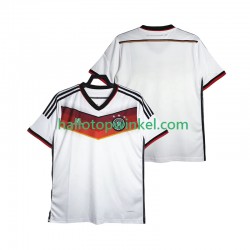 Duitsland Voetbalshirt World Cup 2014 Retro Heren Thuis Tenue Korte Mouw