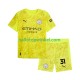 Manchester City Voetbalshirt Ederson Moraes 31 Doelman Kleuters/Kids Derde Tenue 2025-2026 Korte Mouw