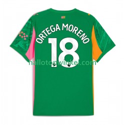 Manchester City Voetbalshirt ORTEGA MORENO 18 Doelman Heren Thuis Tenue 2025-2026 Korte Mouw