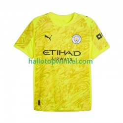 Manchester City Voetbalshirt Doelman Heren Derde Tenue 2025-2026 Korte Mouw