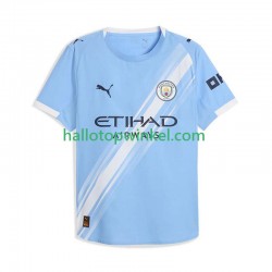 Manchester City Voetbalshirt Heren Thuis Tenue 2025-2026 Korte Mouw