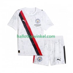Manchester City Voetbalshirt UPER Kids Kleuters/Kids Thuis Tenue 2025-2026 Korte Mouw