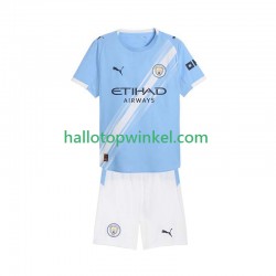 Manchester City Voetbalshirt Kleuters/Kids Thuis Tenue 2025-2026 Korte Mouw