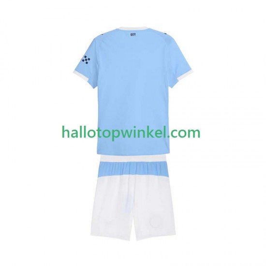 Manchester City Voetbalshirt Kleuters/Kids Thuis Tenue 2025-2026 Korte Mouw