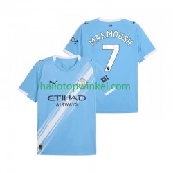 Manchester City Voetbalshirt Omar Marmoush 7 Heren Thuis Tenue 2025-2026 Korte Mouw