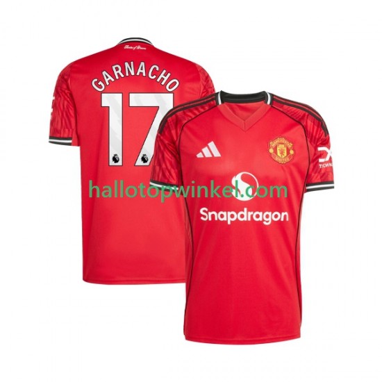 Manchester United Voetbalshirt Alejandro Garnacho 17 Heren Thuis Tenue 2025-2026 Korte Mouw
