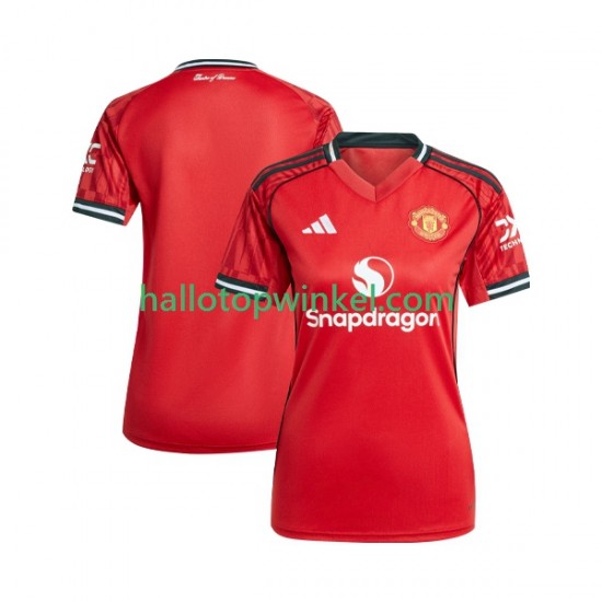Manchester United Voetbalshirt Dames Thuis Tenue 2025-2026 Korte Mouw