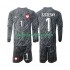 Polen Voetbalshirt Szczesny 1 Doelman Kleuters/Kids Uit Tenue 2024 Lange Mouw