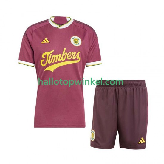 Portland Timbers Voetbalshirt Kleuters/Kids Derde Tenue 2024 Korte Mouw