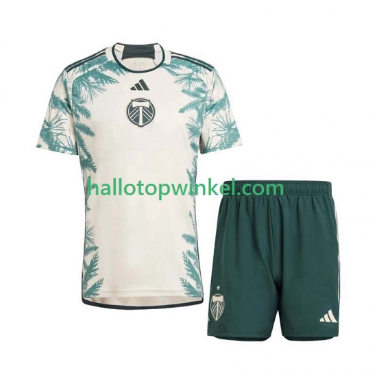 Portland Timbers Voetbalshirt Kleuters/Kids Uit Tenue 2024 Korte Mouw