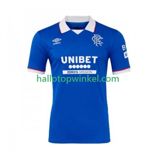 Rangers Voetbalshirt Heren Thuis Tenue 2025-2026 Korte Mouw