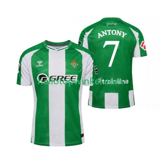 Real Betis Voetbalshirt Antony 7 Heren Thuis Tenue 2025-2026 Korte Mouw