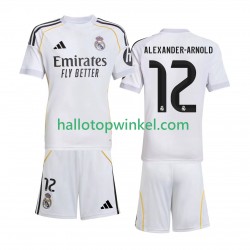 Real Madrid Voetbalshirt Alexander-Arnold 12 Kleuters/Kids Thuis Tenue 2025-2026 Korte Mouw