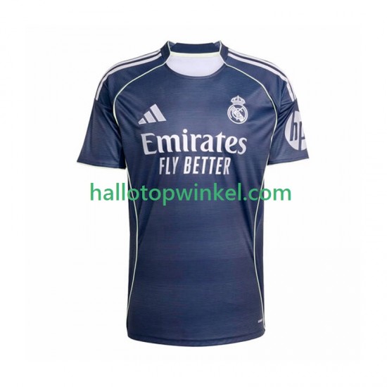 Real Madrid Voetbalshirt Heren Uit Tenue 2025-2026 Korte Mouw