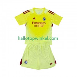 Real Madrid Voetbalshirt Doelman Kleuters/Kids Vierde Tenue 2025-2026 Korte Mouw