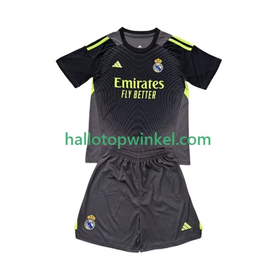 Real Madrid Voetbalshirt Doelman Kleuters/Kids Derde Tenue 2025-2026 Korte Mouw