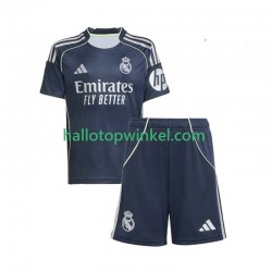 Real Madrid Voetbalshirt Kleuters/Kids Uit Tenue 2025-2026 Korte Mouw