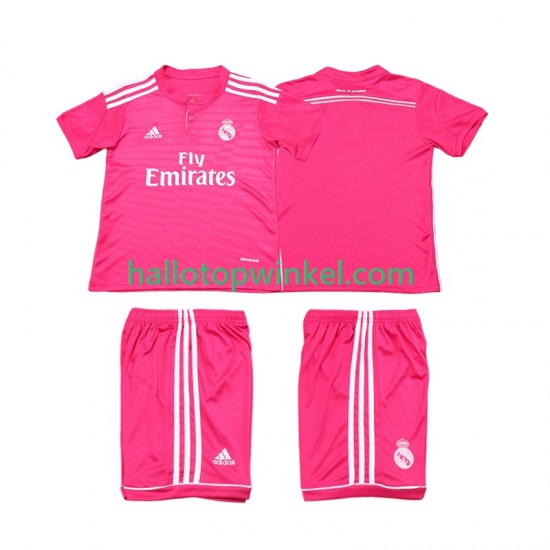 Real Madrid Voetbalshirt 2014 2015 Retro Kleuters/Kids Uit Tenue Korte Mouw