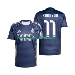 Real Madrid Voetbalshirt Rodrygo 11 Heren Uit Tenue 2025-2026 Korte Mouw
