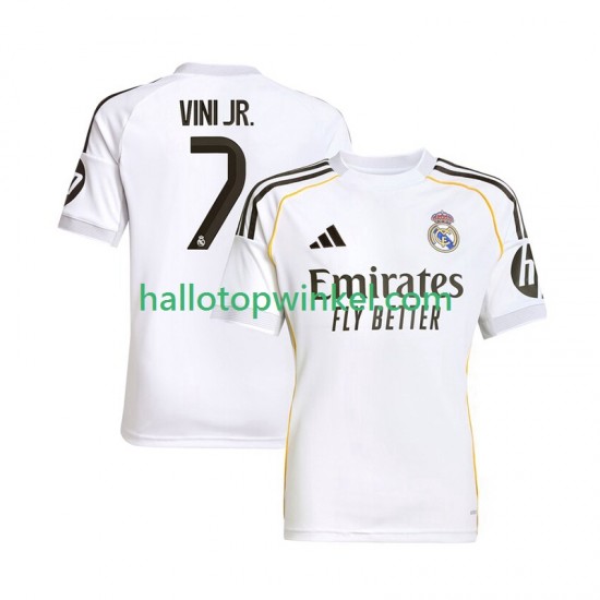 Real Madrid Voetbalshirt Vinicius Junior 7 Heren Thuis Tenue 2025-2026 Korte Mouw
