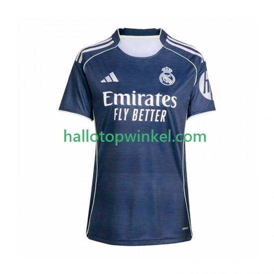 Real Madrid Voetbalshirt Dames Uit Tenue 2025-2026 Korte Mouw