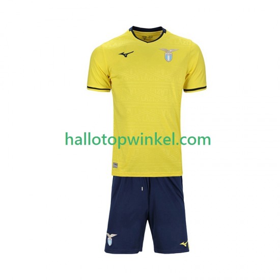 SS Lazio Voetbalshirt Kleuters/Kids Uit Tenue 2024-2025 Korte Mouw