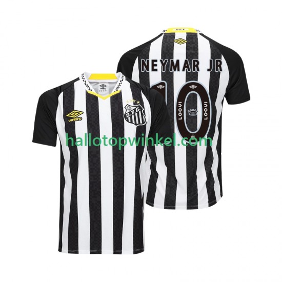 Santos FC Voetbalshirt NEYMAR JR 10 Heren Uit Tenue 2025-2026 Korte Mouw
