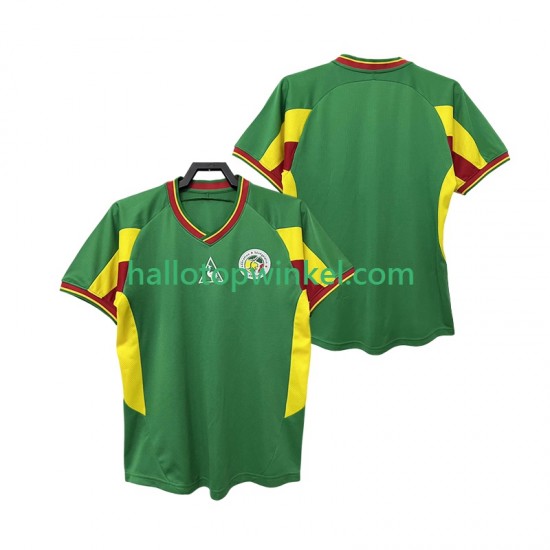 Senegal Voetbalshirt 2002 Retro Heren Uit Tenue Korte Mouw