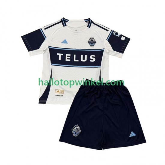 Vancouver Whitecaps Voetbalshirt Kleuters/Kids Uit Tenue 2025 Korte Mouw