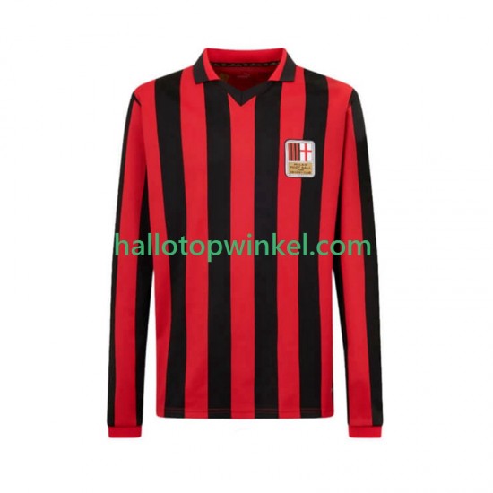 AC Milan Voetbalshirt 125th Anniversary Heren Thuis Tenue 2024-2025 Lange Mouw
