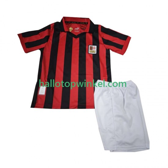 AC Milan Voetbalshirt 125th Anniversary Kleuters/Kids Thuis Tenue 2024-2025 Korte Mouw