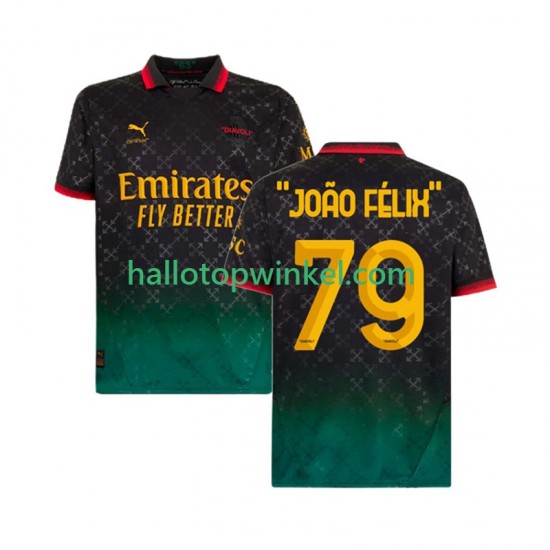 AC Milan Voetbalshirt JOAO FELIX 79 Heren Vierde Tenue 2024-2025 Korte Mouw