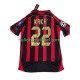 AC Milan Voetbalshirt KAKA 8 2007 Retro Heren Thuis Tenue 2006 Korte Mouw