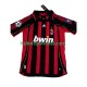 AC Milan Voetbalshirt KAKA 8 2007 Retro Heren Thuis Tenue 2006 Korte Mouw
