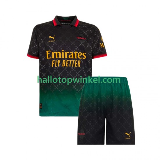 AC Milan Voetbalshirt Kleuters/Kids Vierde Tenue 2024-2025 Korte Mouw