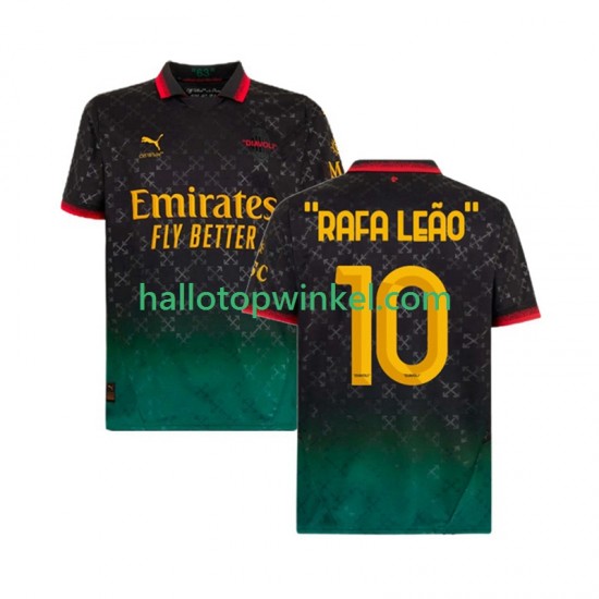 AC Milan Voetbalshirt RAFA LEAO 10 Heren Vierde Tenue 2024-2025 Korte Mouw