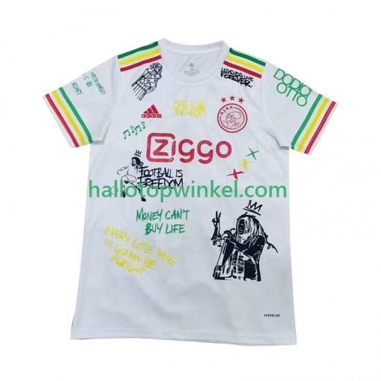 AFC Ajax Voetbalshirt Bob Marley Special Heren Thuis Tenue 2025 Korte Mouw