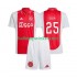 AFC Ajax Voetbalshirt Wout Weghorst 25 Kleuters/Kids Thuis Tenue 2024-2025 Korte Mouw