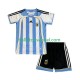 Argentinië Voetbalshirt Retro Kleuters/Kids Thuis Tenue 2006 Korte Mouw