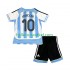 Argentinië Voetbalshirt Maradona 10 Retro Kleuters/Kids Thuis Tenue 2006 Korte Mouw