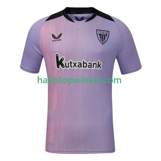 Athletic Bilbao Voetbalshirt Heren Derde Tenue 2024-2025 Korte Mouw
