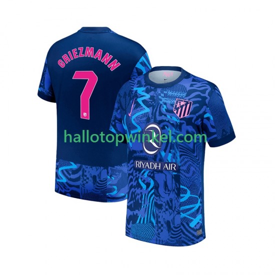 Atlético Madrid Voetbalshirt Antoine Griezmann 7 Heren Derde Tenue 2024-2025 Korte Mouw