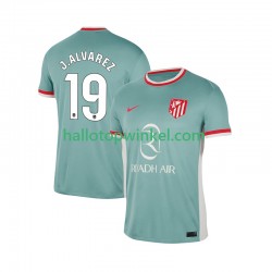 Atlético Madrid Voetbalshirt Julian Alvarez 19 Heren Uit Tenue 2024-2025 Korte Mouw
